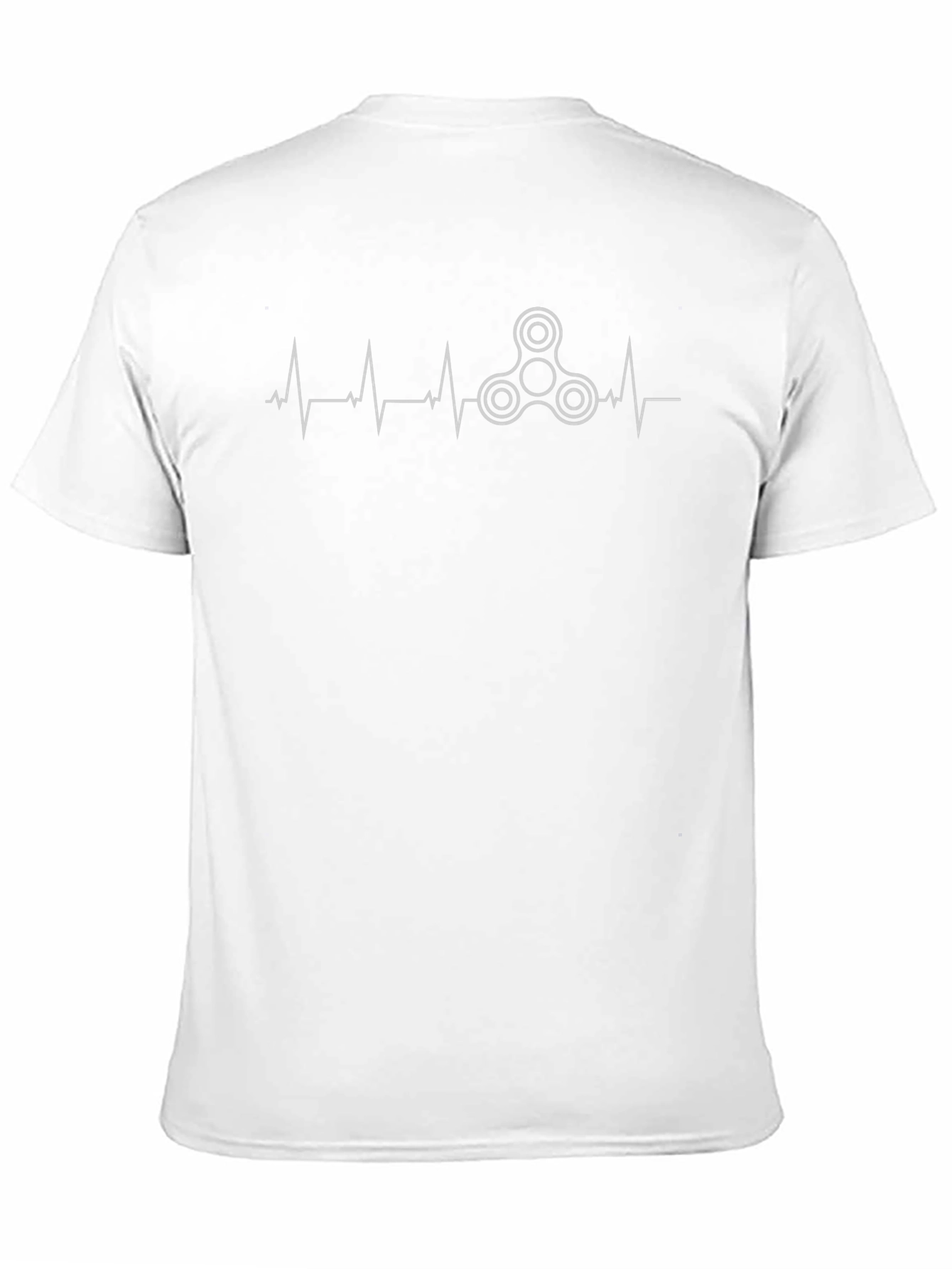 Fidget Spinner Heartbeat T-Shirt - Novelty Graphic Tee - 11