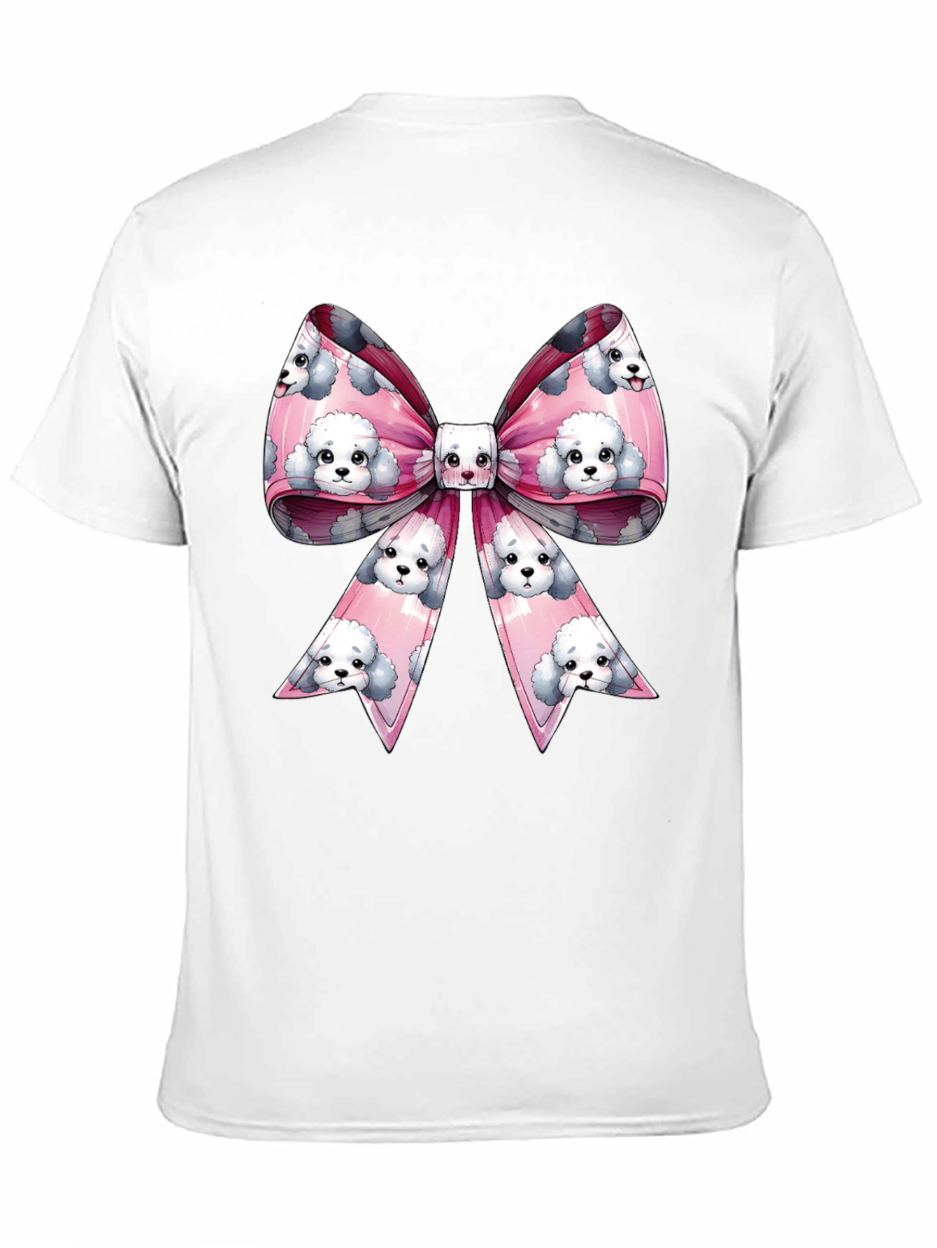 Black Dog Bow T-Shirt: Fun & Trendy Graphic Tee view 11