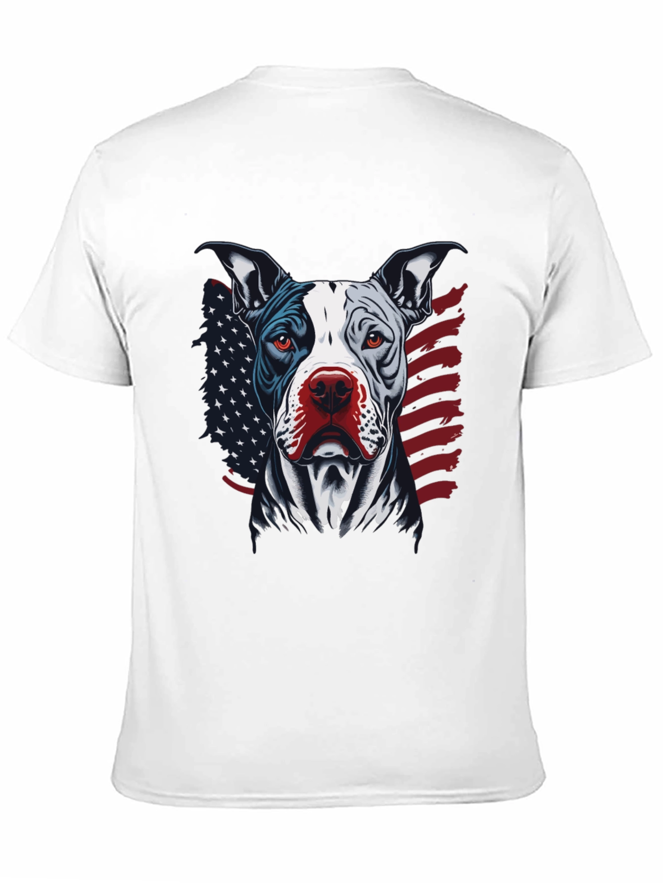 Black Patriotic Pitbull Graphic Tee - American Pride! view 11