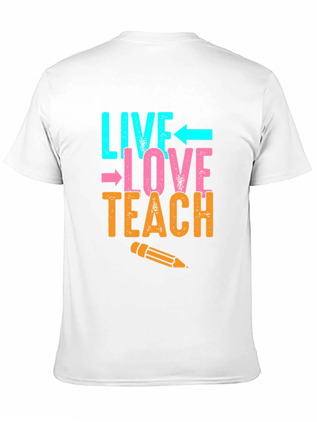 Black Live Love Teach T-Shirt - Teacher Appreciation Gift view 11
