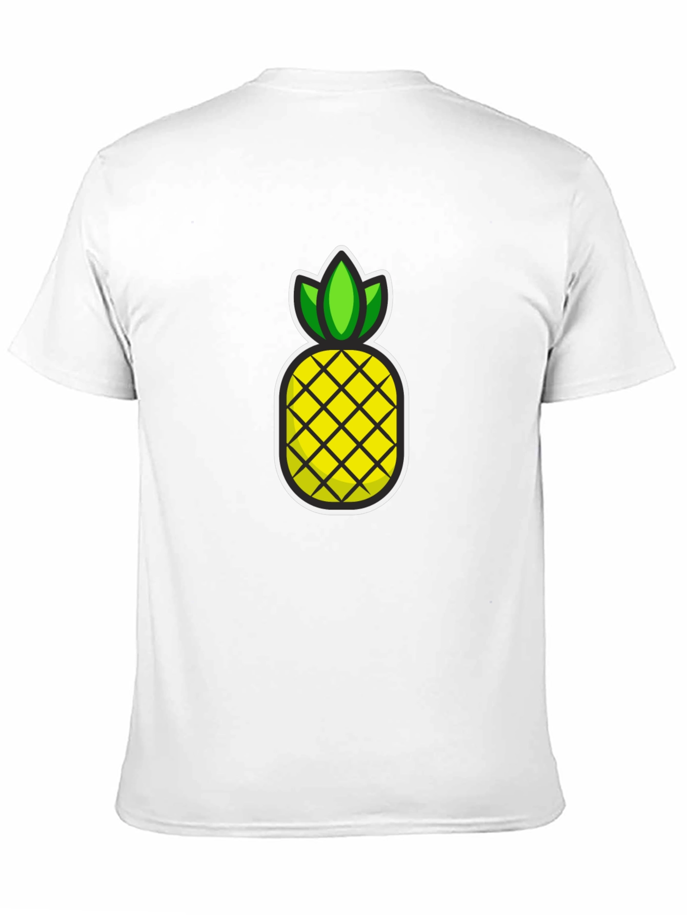 Black Pineapple Graphic T-Shirt - Casual Black Tee view 11