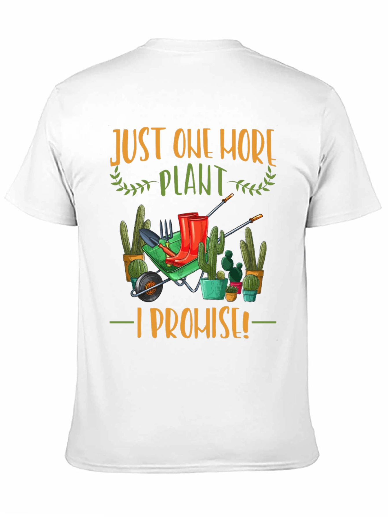 Black Just One More Plant T-Shirt view 11