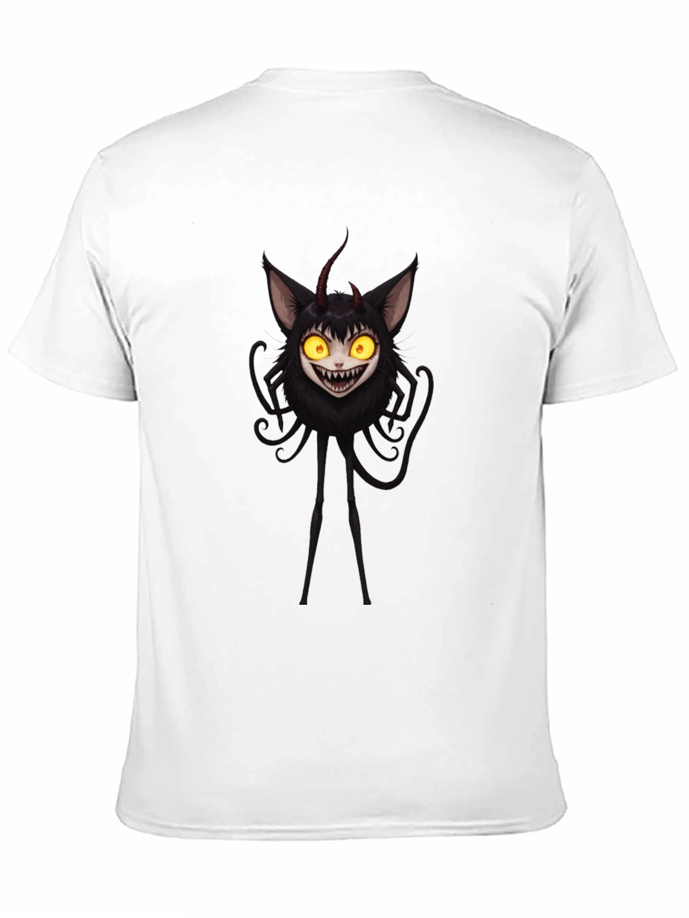 Black Monster Graphic Black T-Shirt view 11