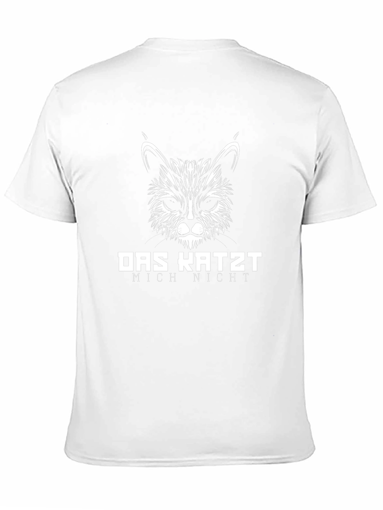 Black Das Katzt Mich Nicht Cat T-Shirt view 11