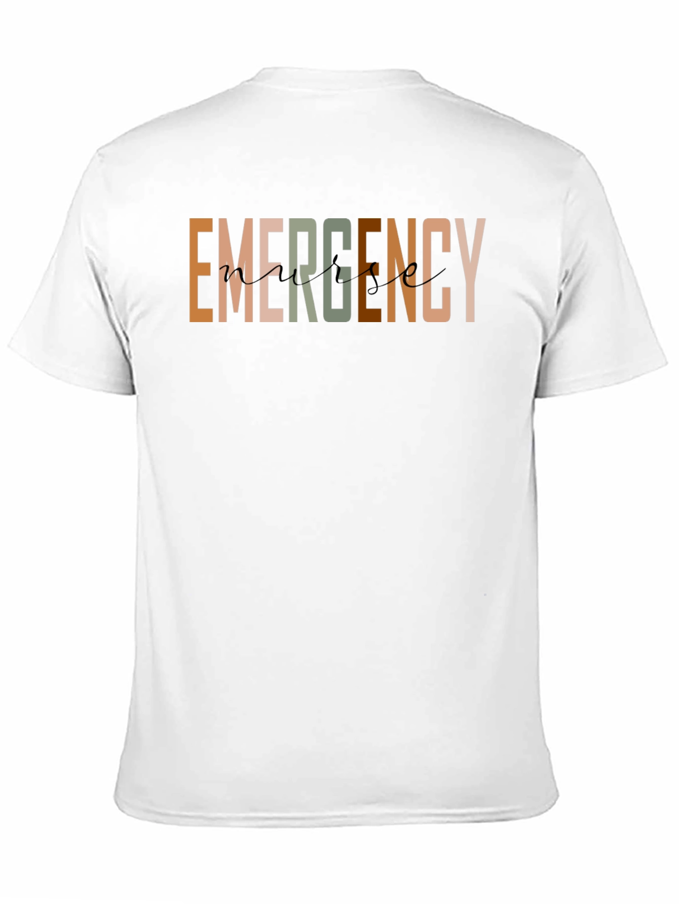Black Emergency Nurse Graphic T-Shirt view 11