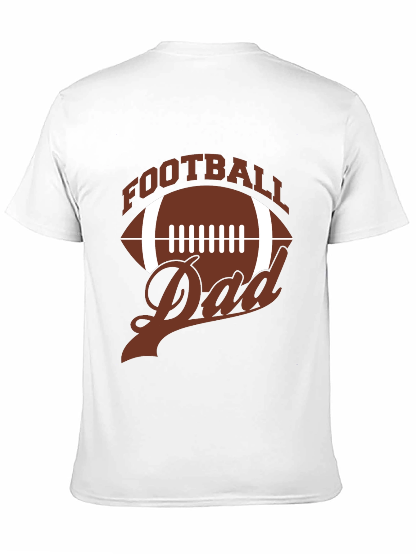 Black Football Dad T-Shirt - Perfect for Game Day view 11