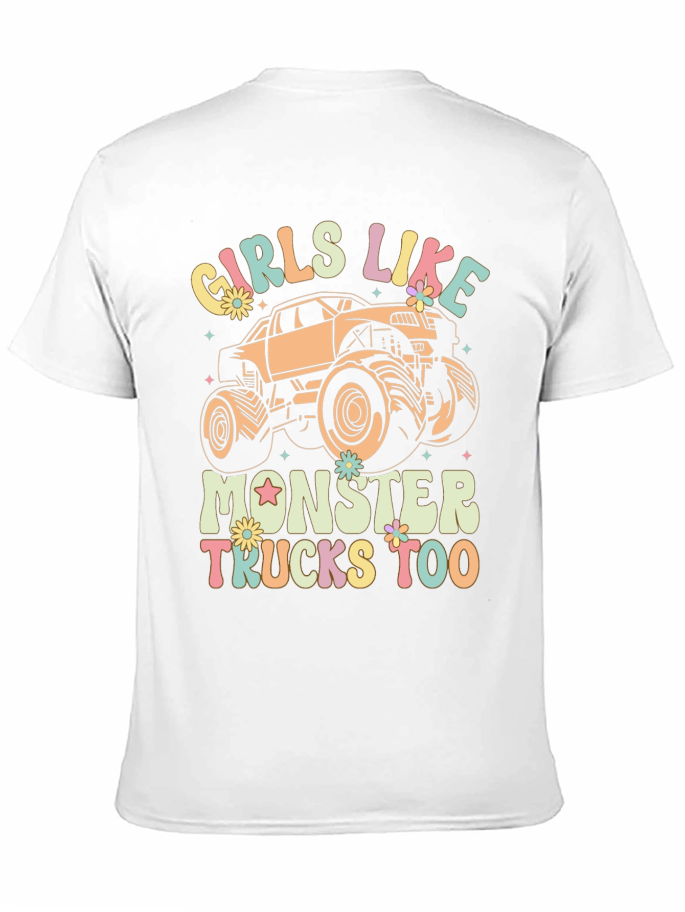 Black Girls Like Monster Trucks T-Shirt view 11