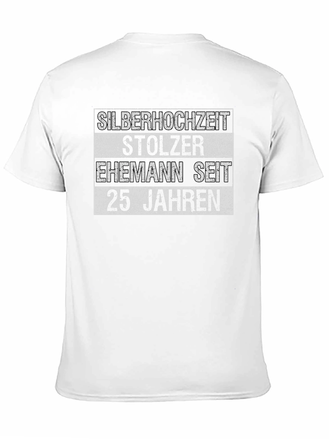 Black 25th Anniversary Husband T-Shirt view 11