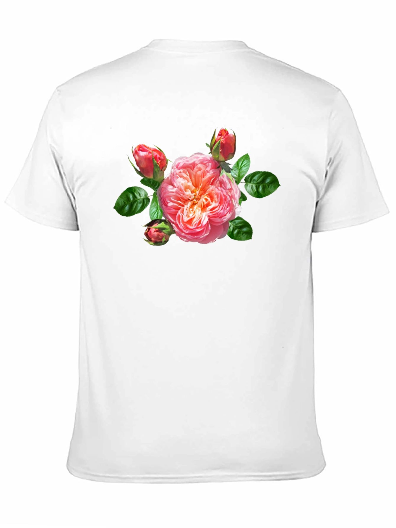 Black Floral Graphic Black T-Shirt view 11