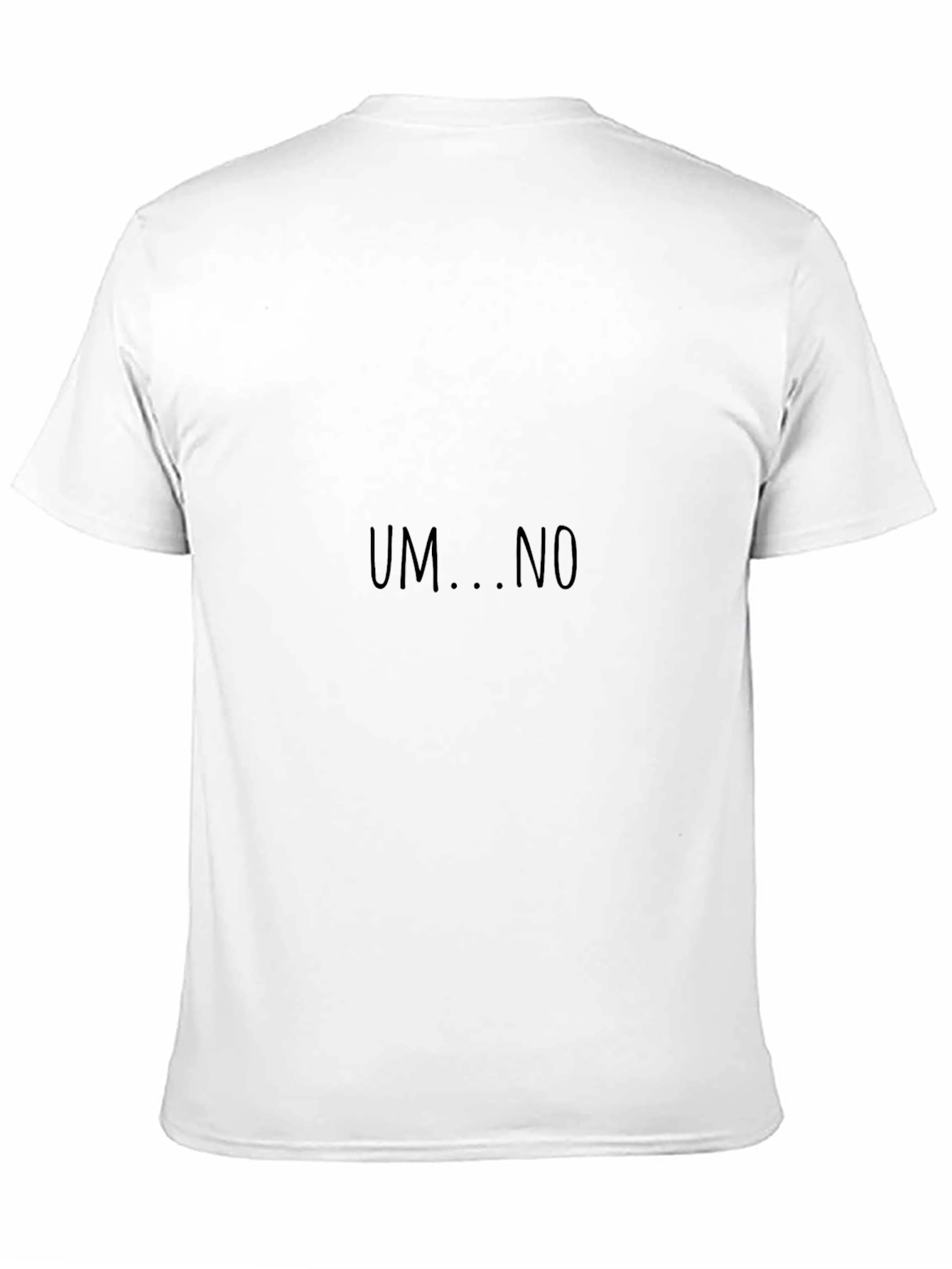 Black Um...No Sarcastic Graphic Tee - Black view 11
