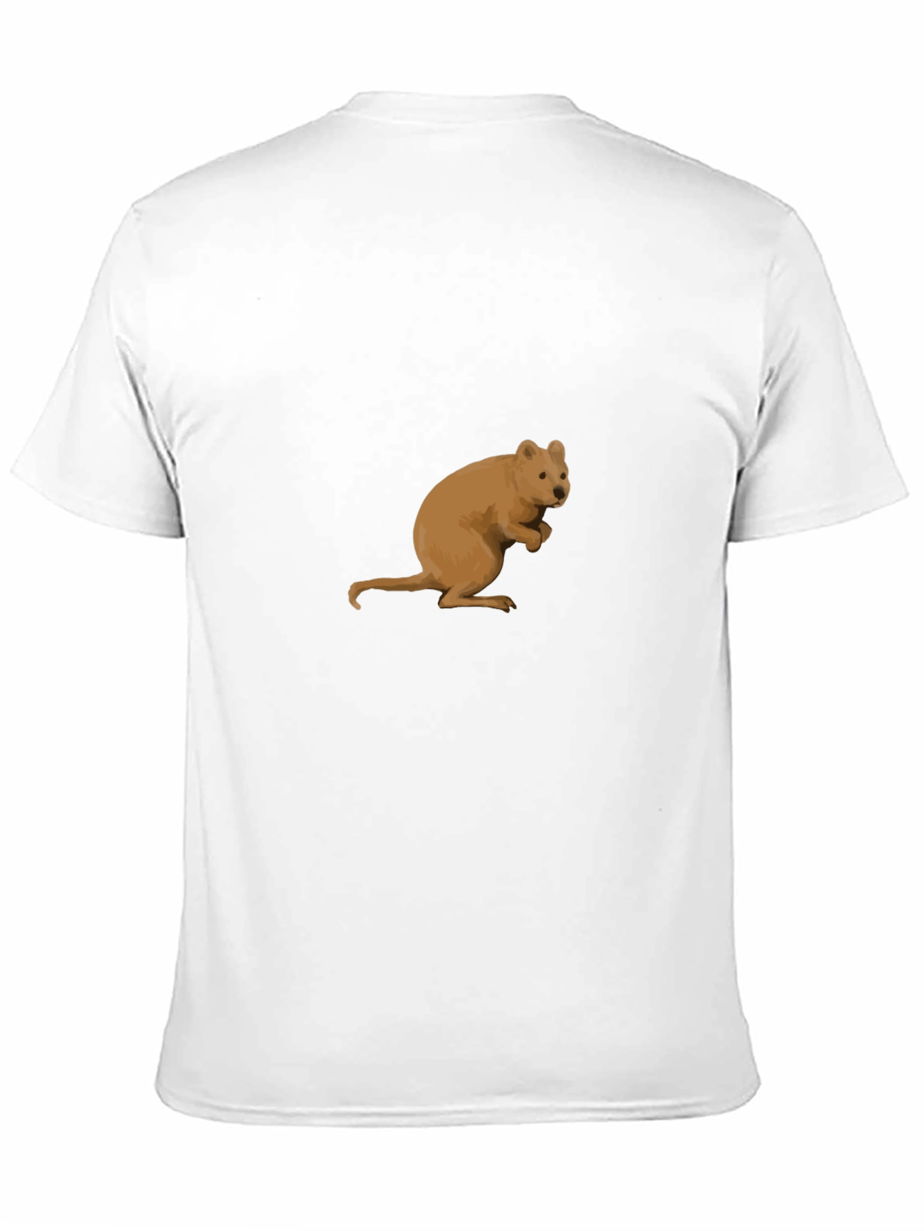 Black Quokka Graphic Tee - Black Cotton T-Shirt view 11