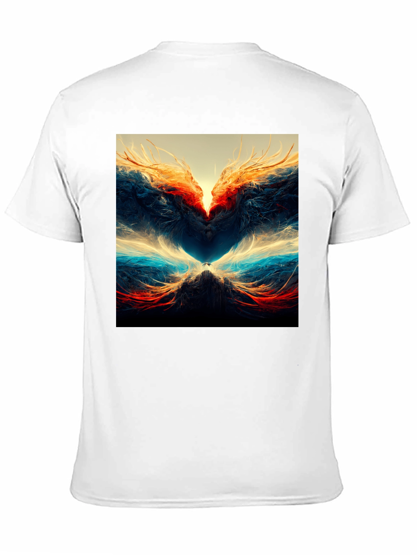 Abstract Art Graphic Print Tee - Black - 11
