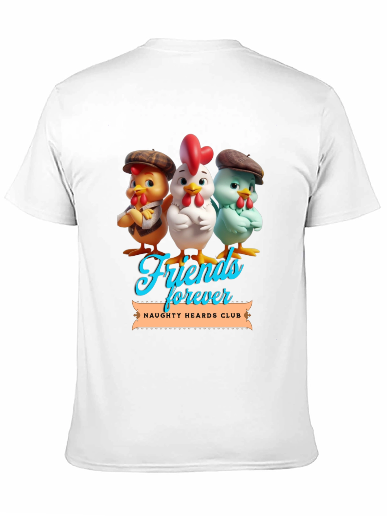 Black Friends Forever Novelty T-Shirt view 11