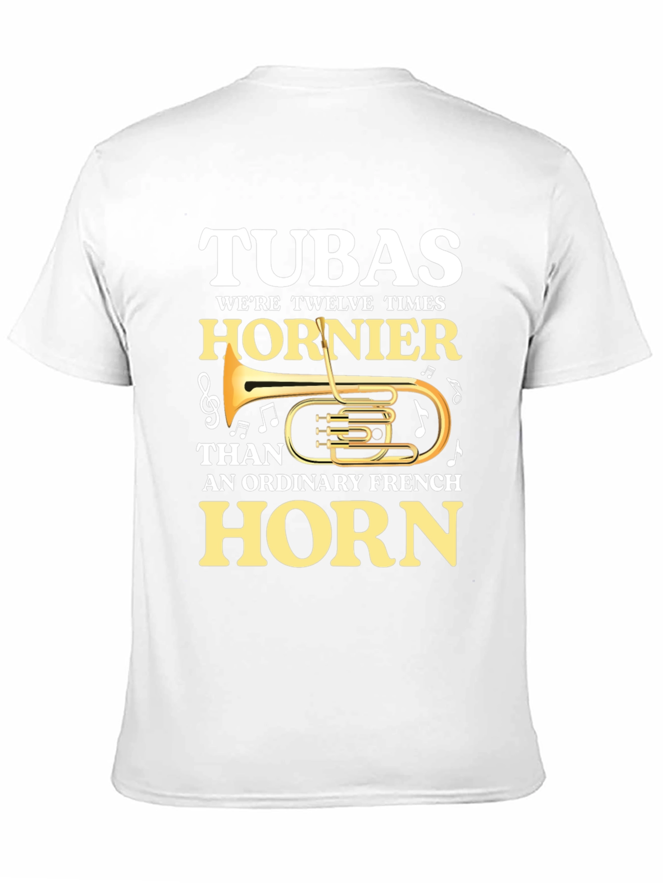 Black Tuba Horny T-Shirt - Band Geeks Tee view 11