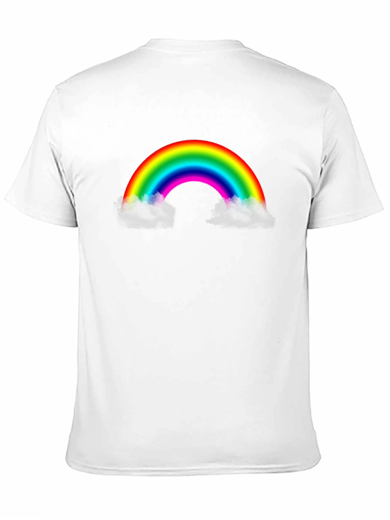 Black Rainbow Cloud Graphic T-Shirt view 11