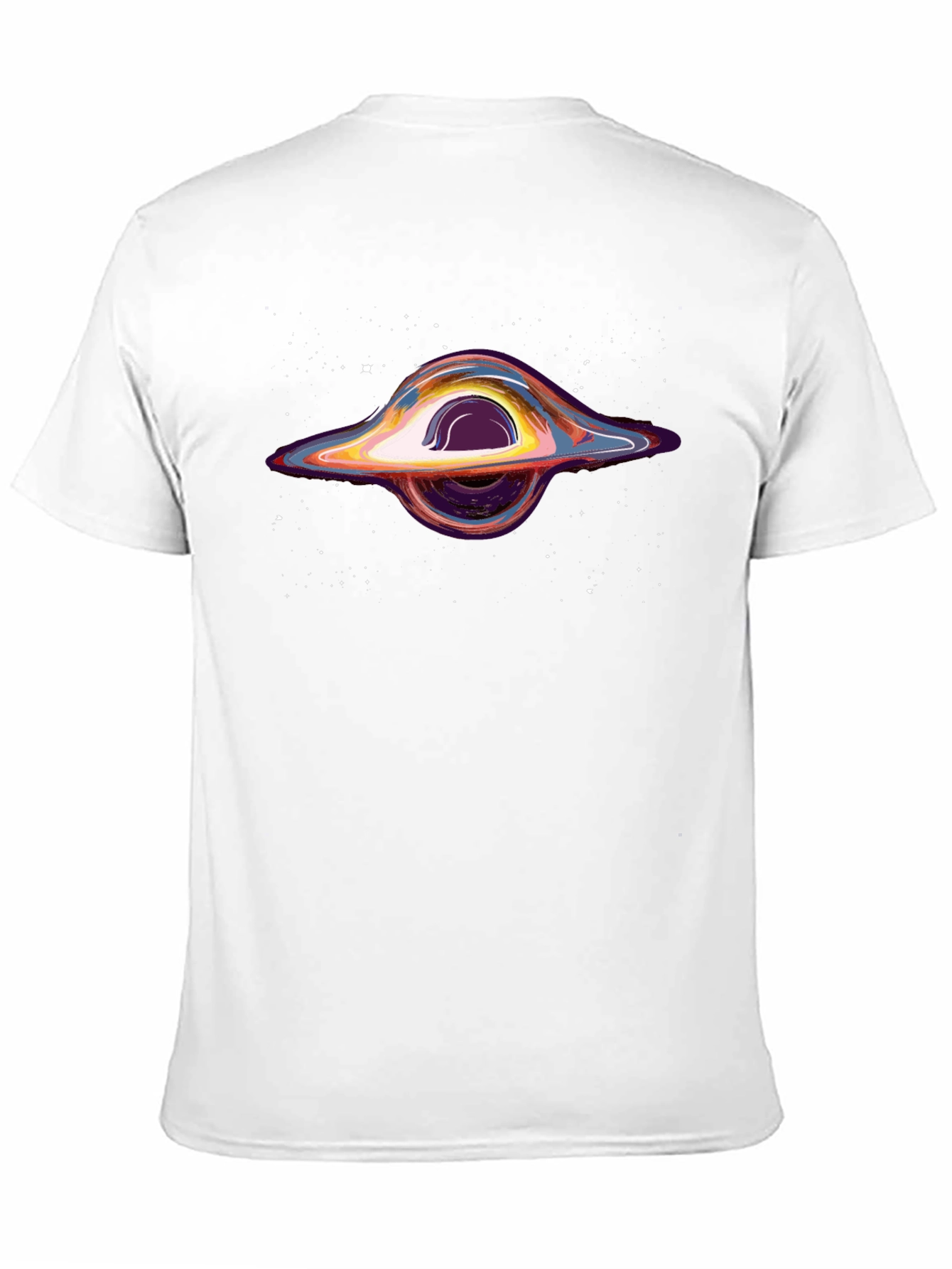 Black Black Hole Graphic Tee - Cosmic Design view 11
