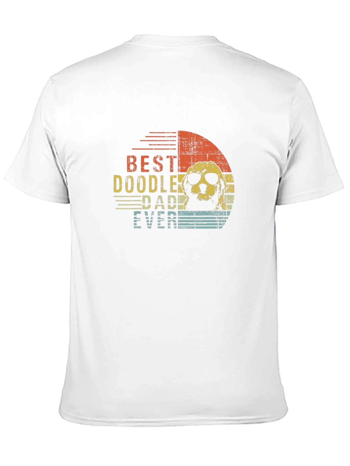 Black Best Doodle Dad Ever T-Shirt view 11