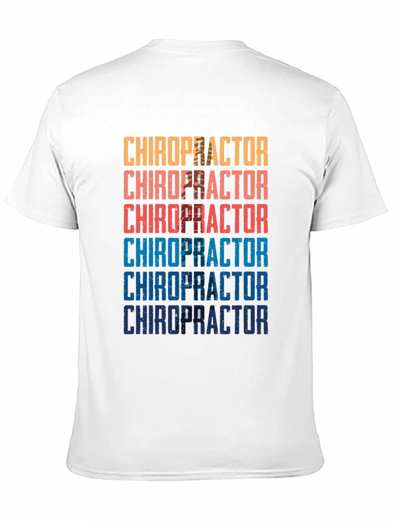 Black Chiropractor Vintage T-Shirt - Retro Style view 11