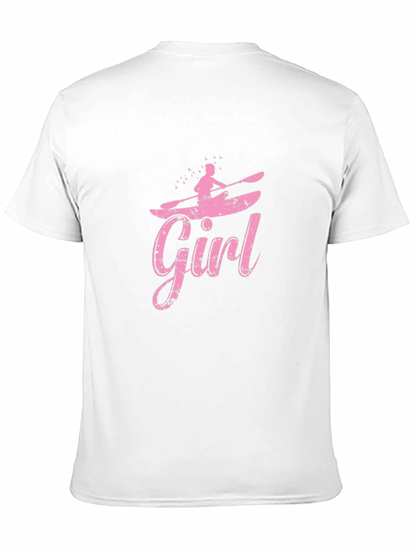 Black Girl Kayaking Black T-Shirt view 11