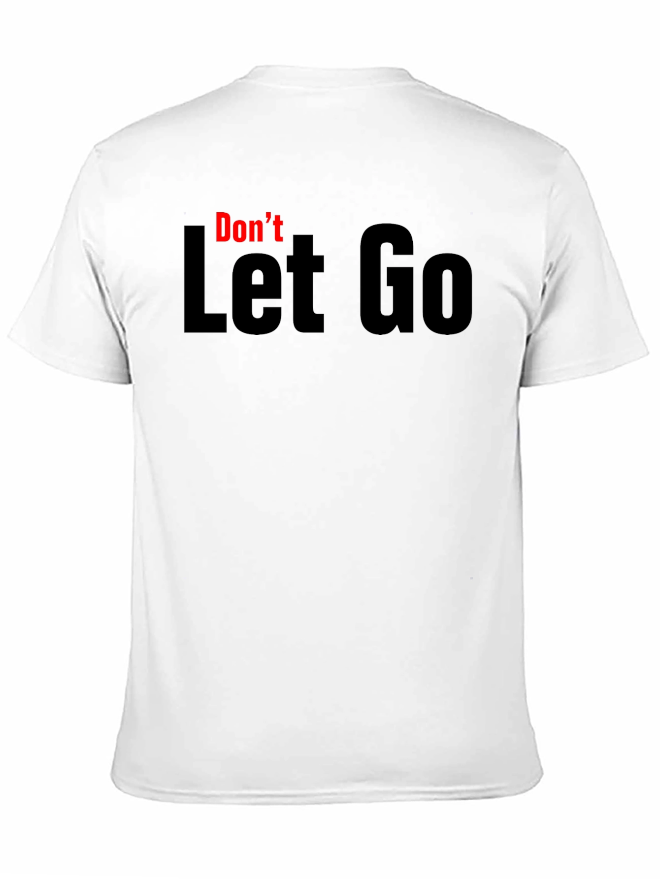 Black Don't Let Go Graphic Tee - Black view 11