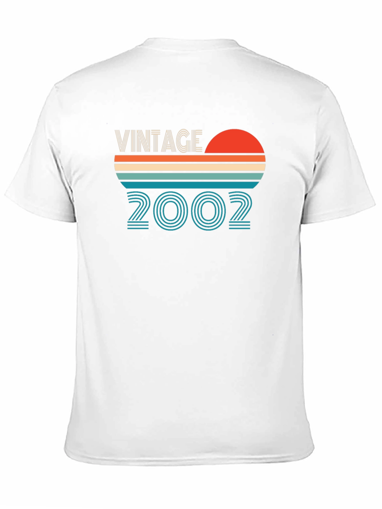 Black Vintage 2002 Retro Style T-Shirt view 11