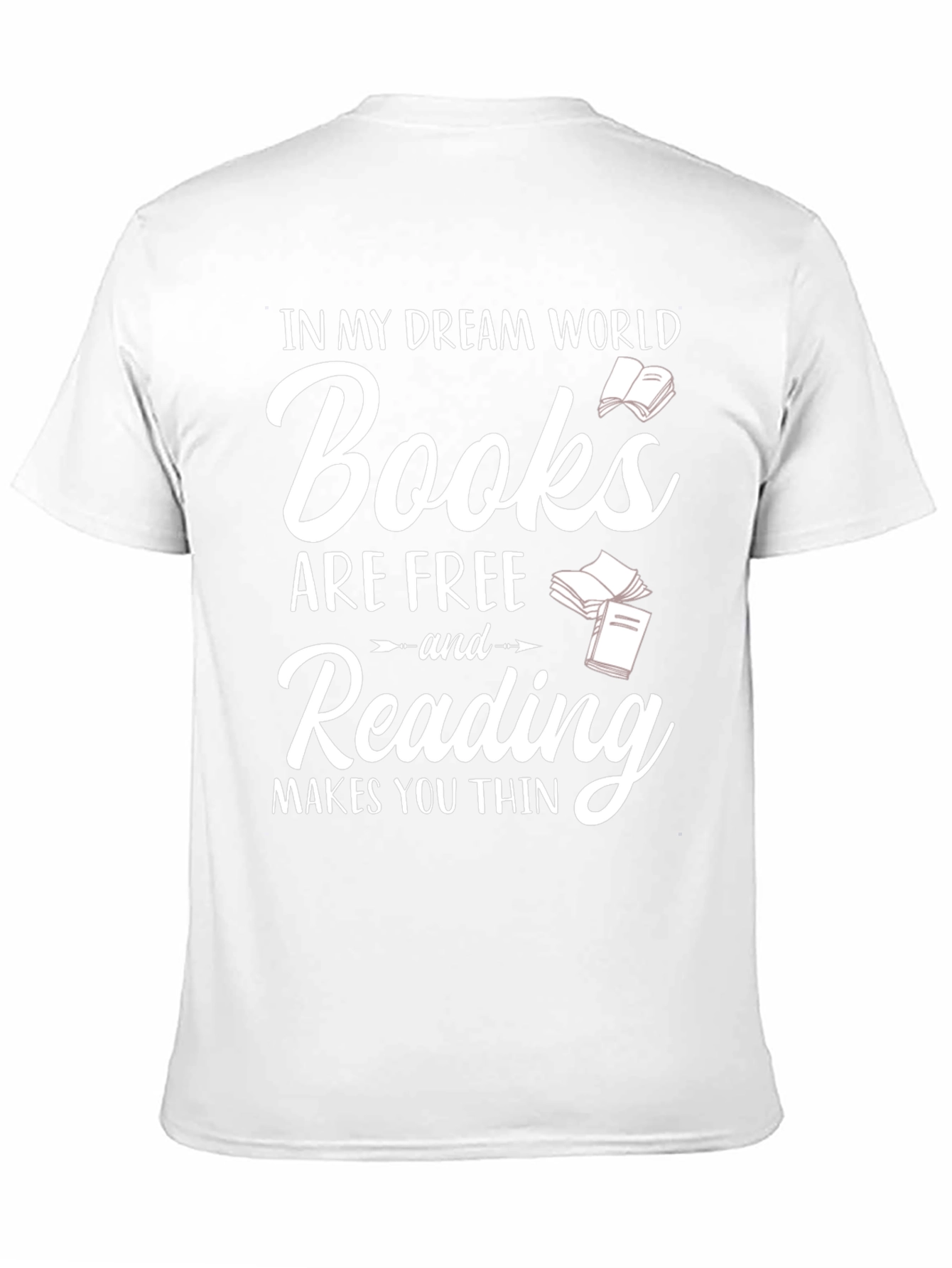 Black Books Are Free Reading Makes You Thin T-Shirt view 11