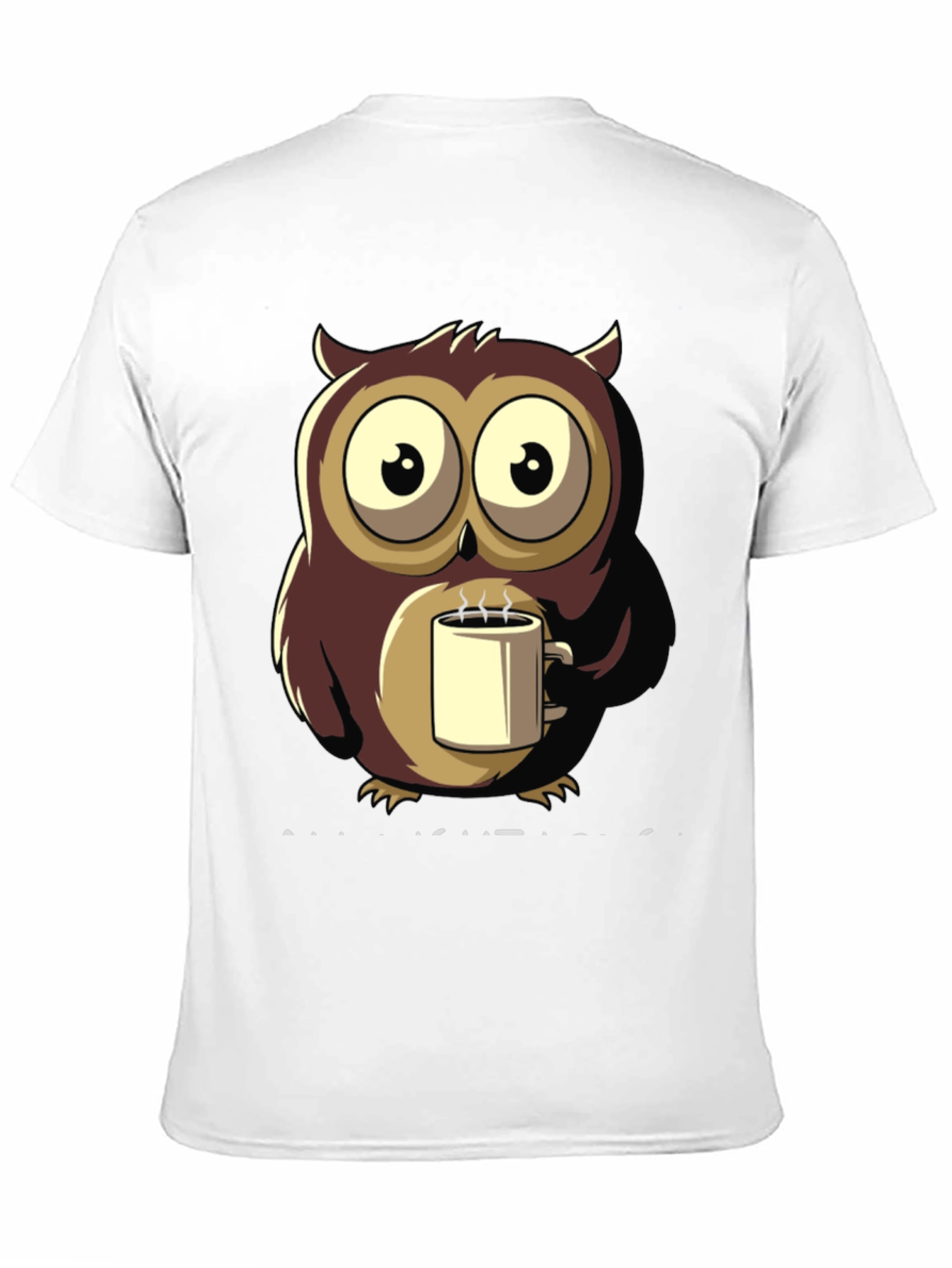 Black Owl Coffee T-Shirt - Unique Design view 11