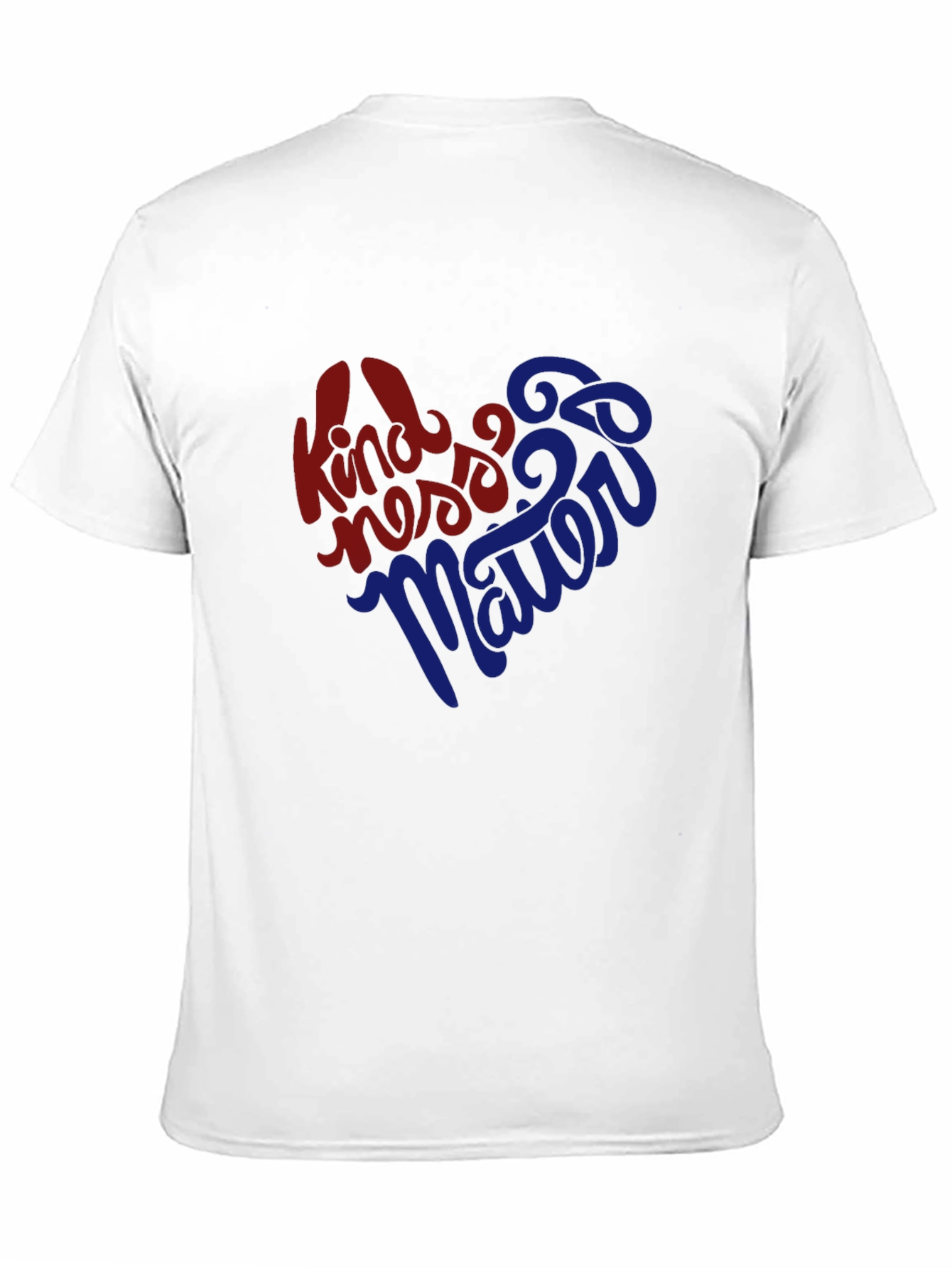 Black Kindness Matters Graphic Tee - Soft Cotton Crew Neck T-Shirt view 11