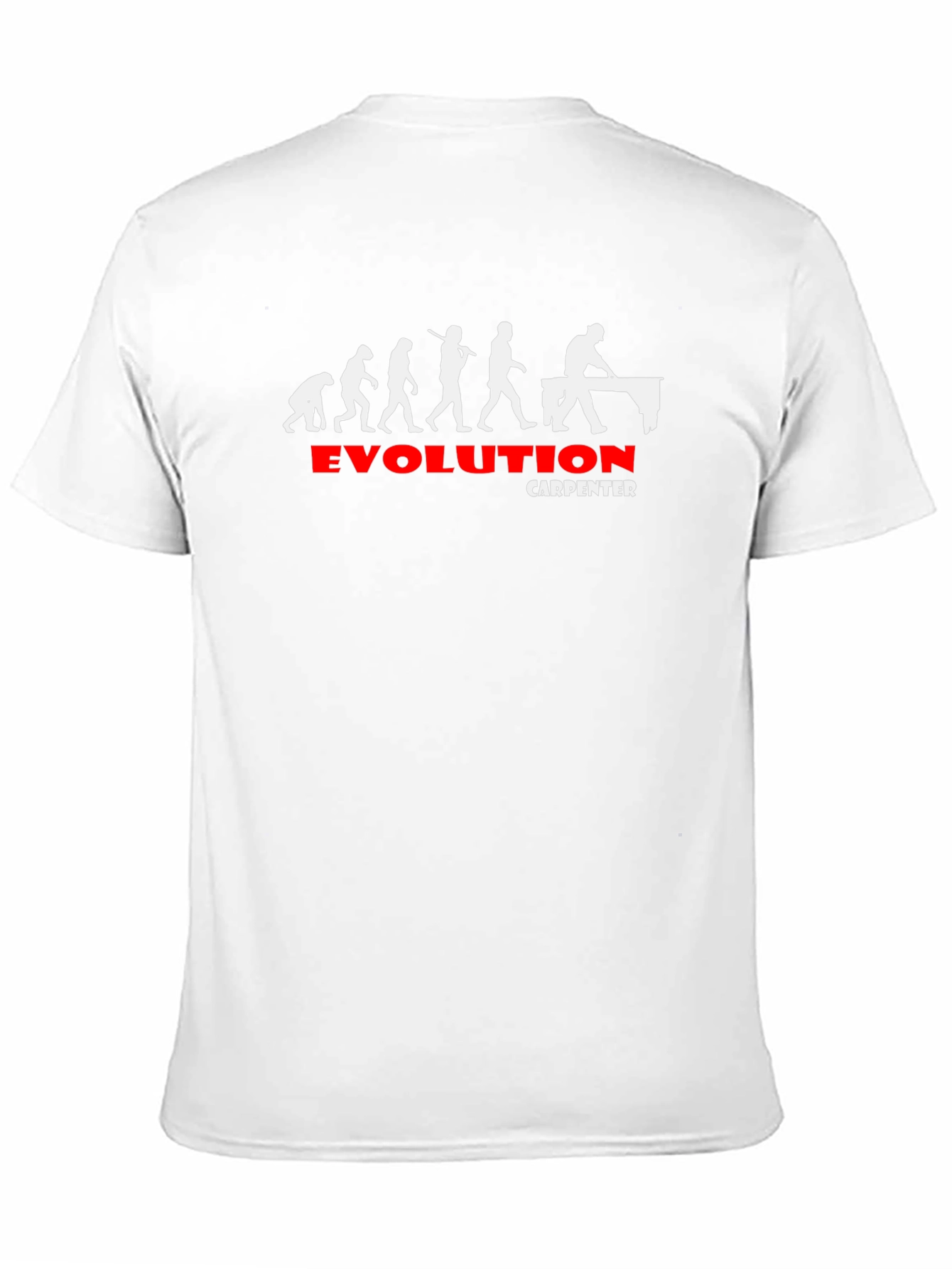 Black Evolution Carpenter T-Shirt - Humorous Woodworker Tee view 11