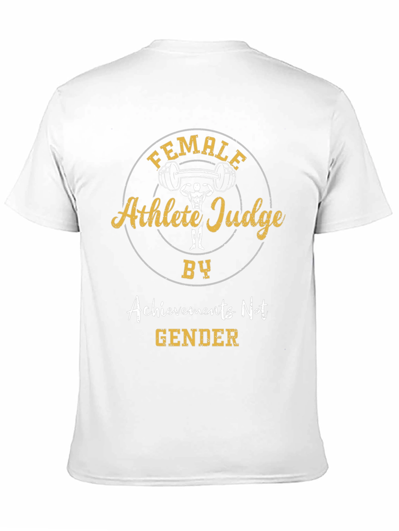 Black Female Athlete Judge T-Shirt view 11