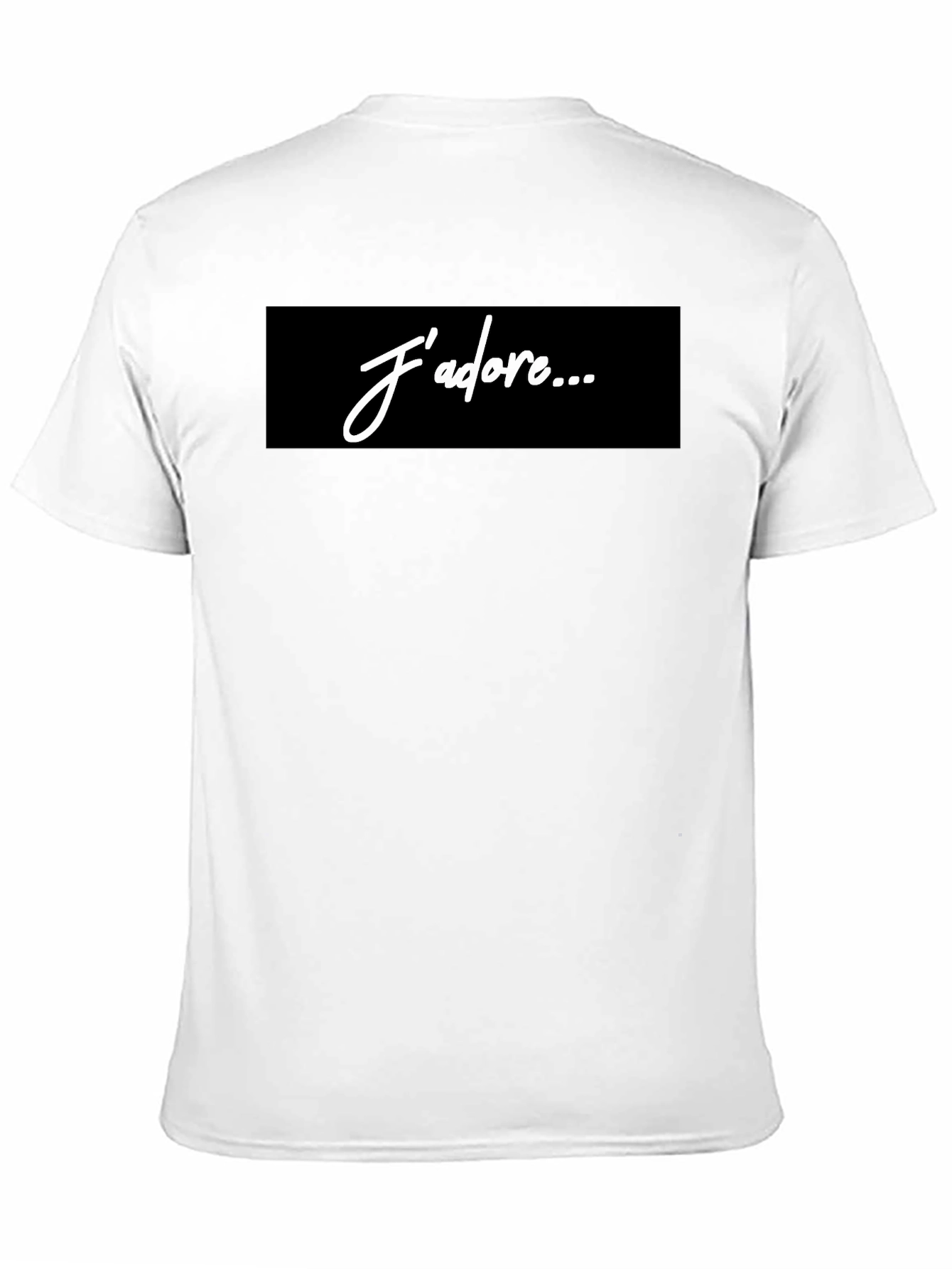 Black J'adore Graphic Tee - Stylish Black Cotton T-Shirt view 11