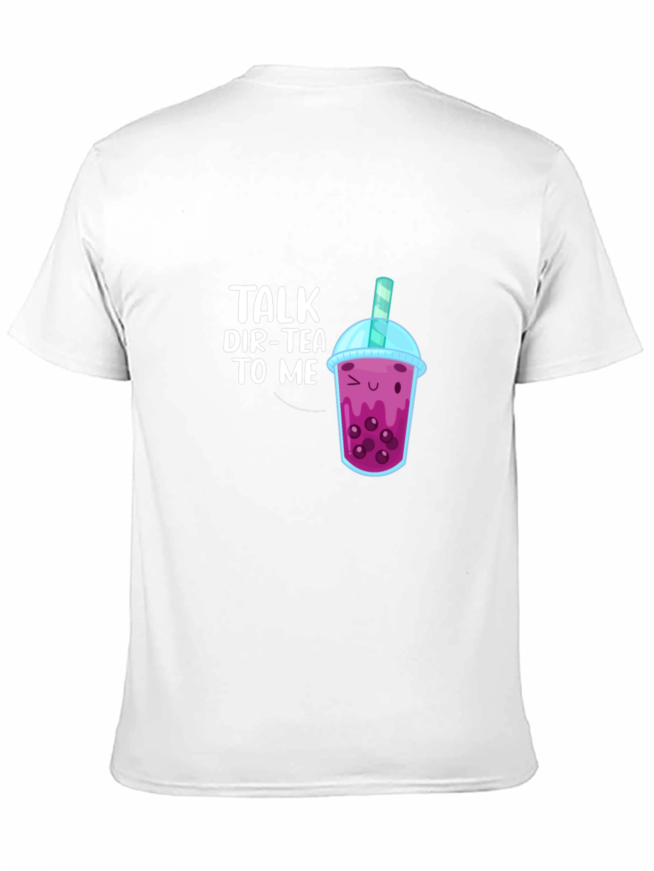 Black Talk Dir-Tea To Me Bubble Tea T-Shirt view 11