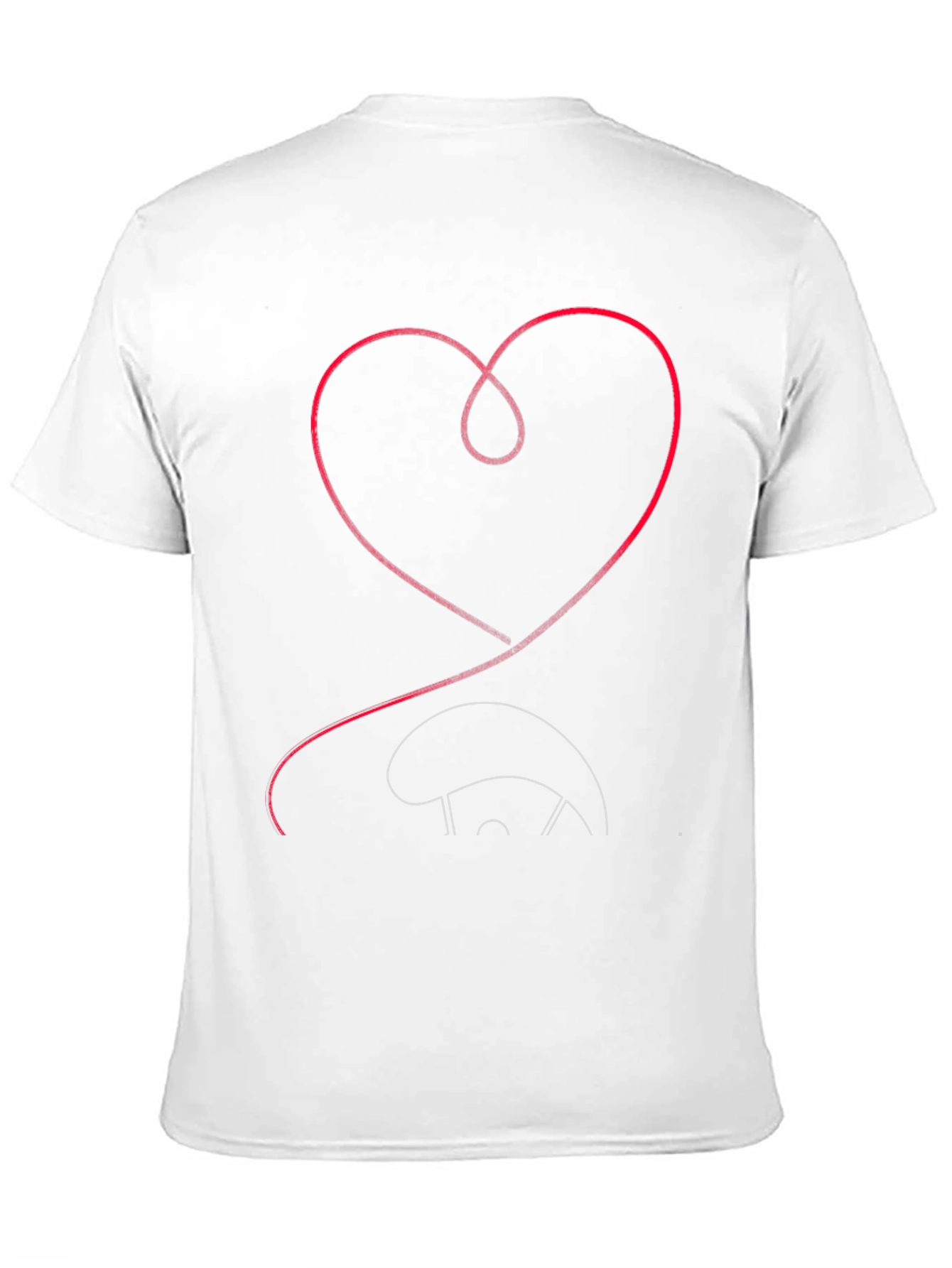 Black Heart Baseball T-Shirt: Love of the Game view 11