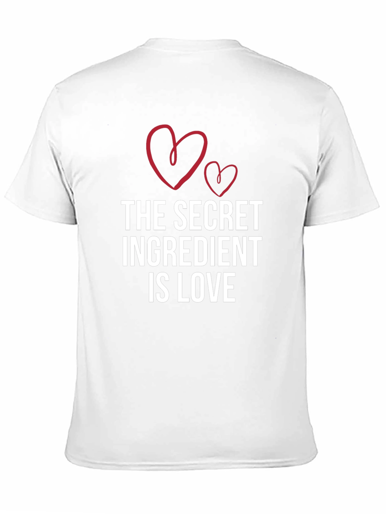 Black Secret Ingredient Love T-Shirt - Black Crew Neck Tee view 11