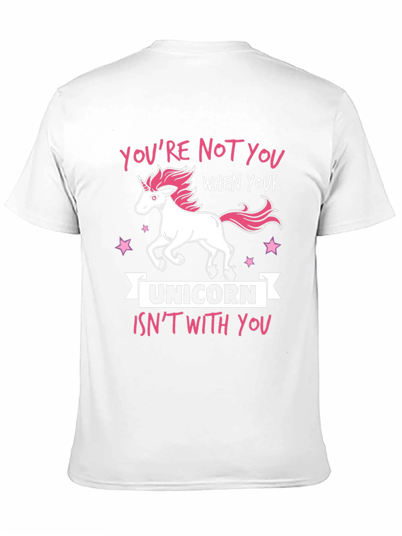 Black Unicorn Lover T-Shirt - You're Not You When Your Unicorn Isn't With You view 11
