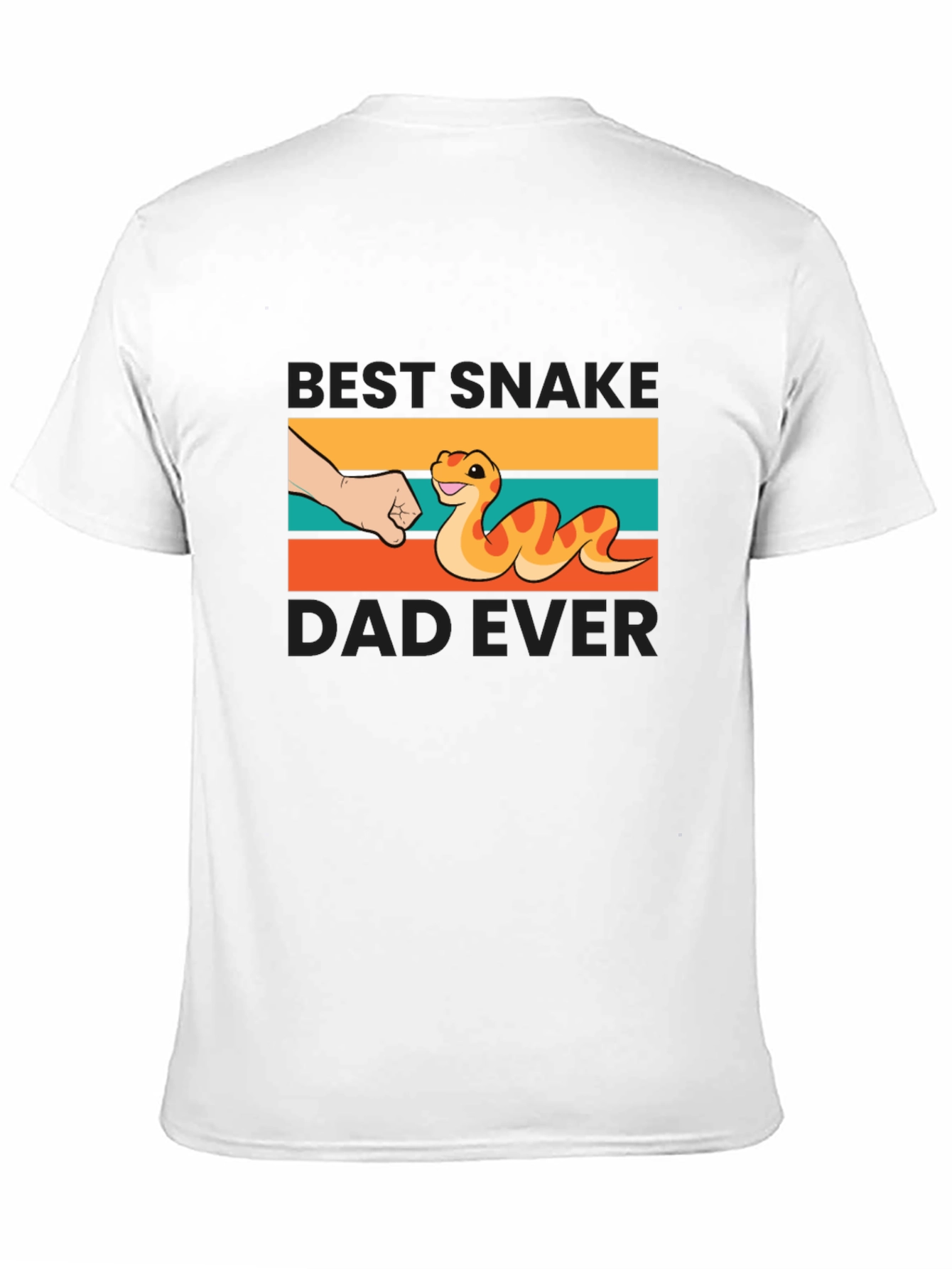 Black Best Snake Dad Ever T-Shirt view 11