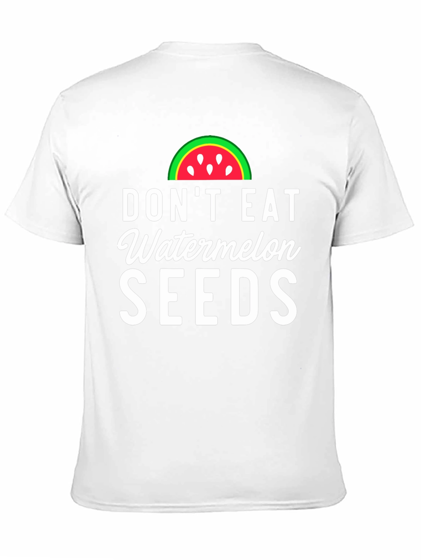 Black Don't Eat Watermelon Seeds Novelty Graphic Tee view 11