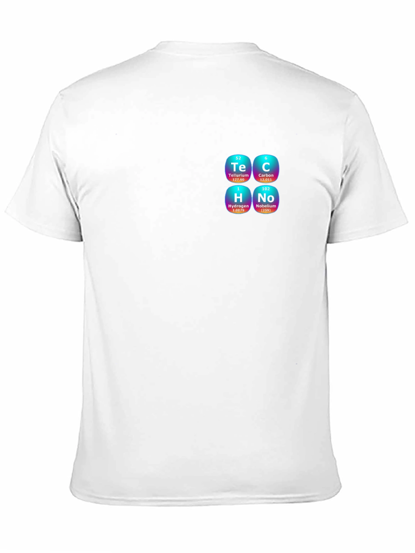 Black Techno Elements T-Shirt view 11