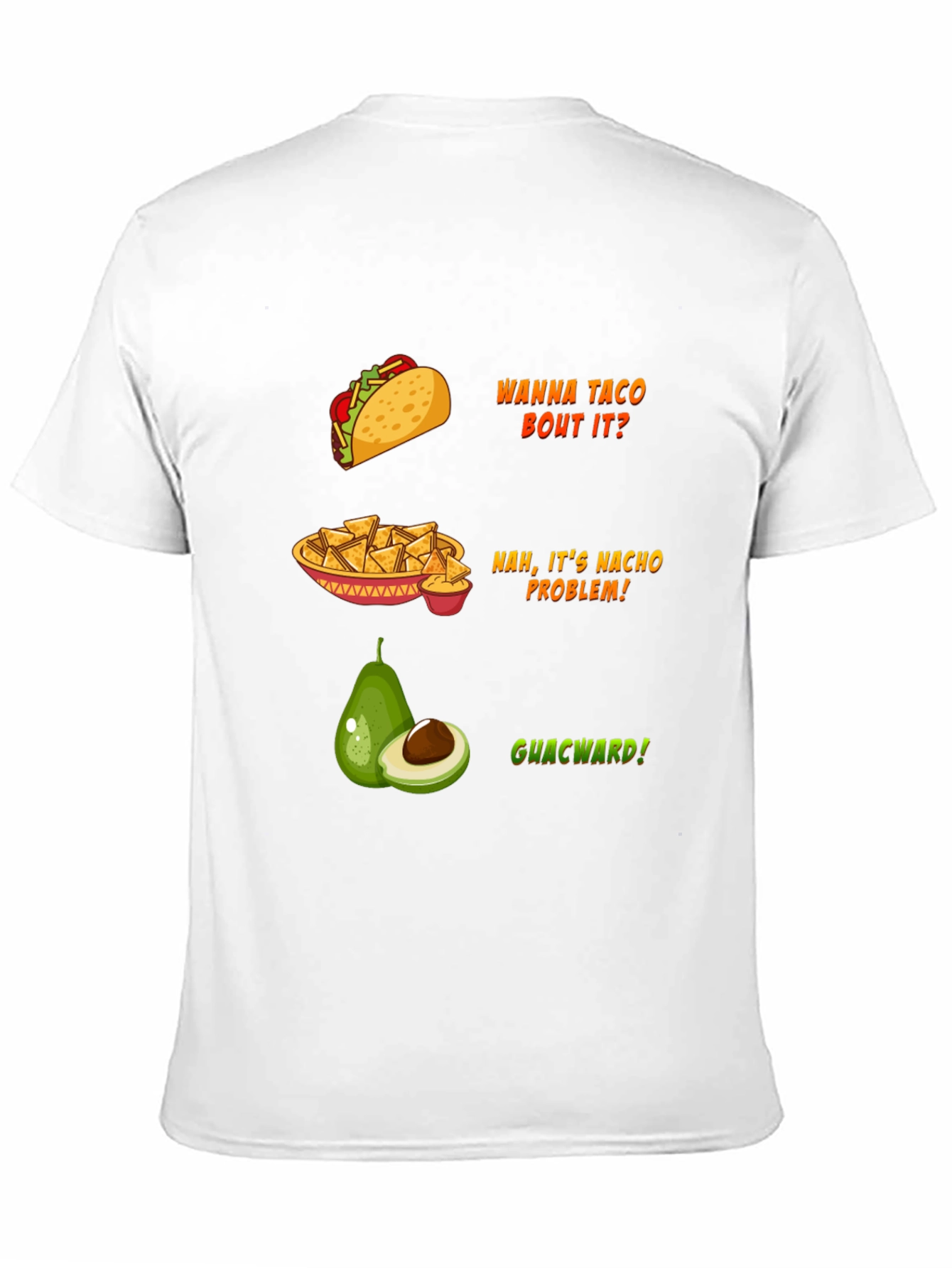 Black Funny Food Puns Black T-Shirt view 11