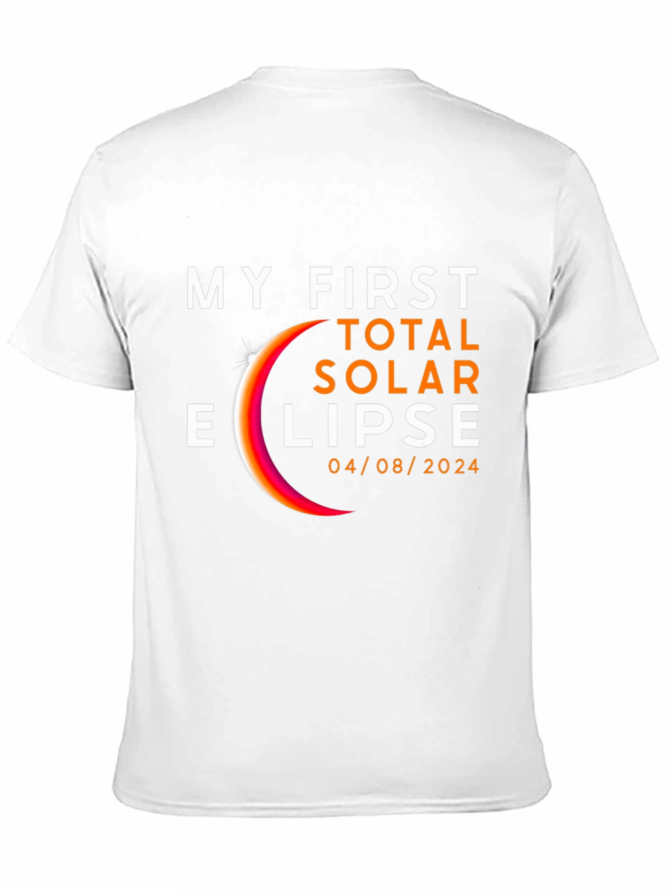Black My First Total Solar Eclipse 04/08/2024 T-Shirt view 11