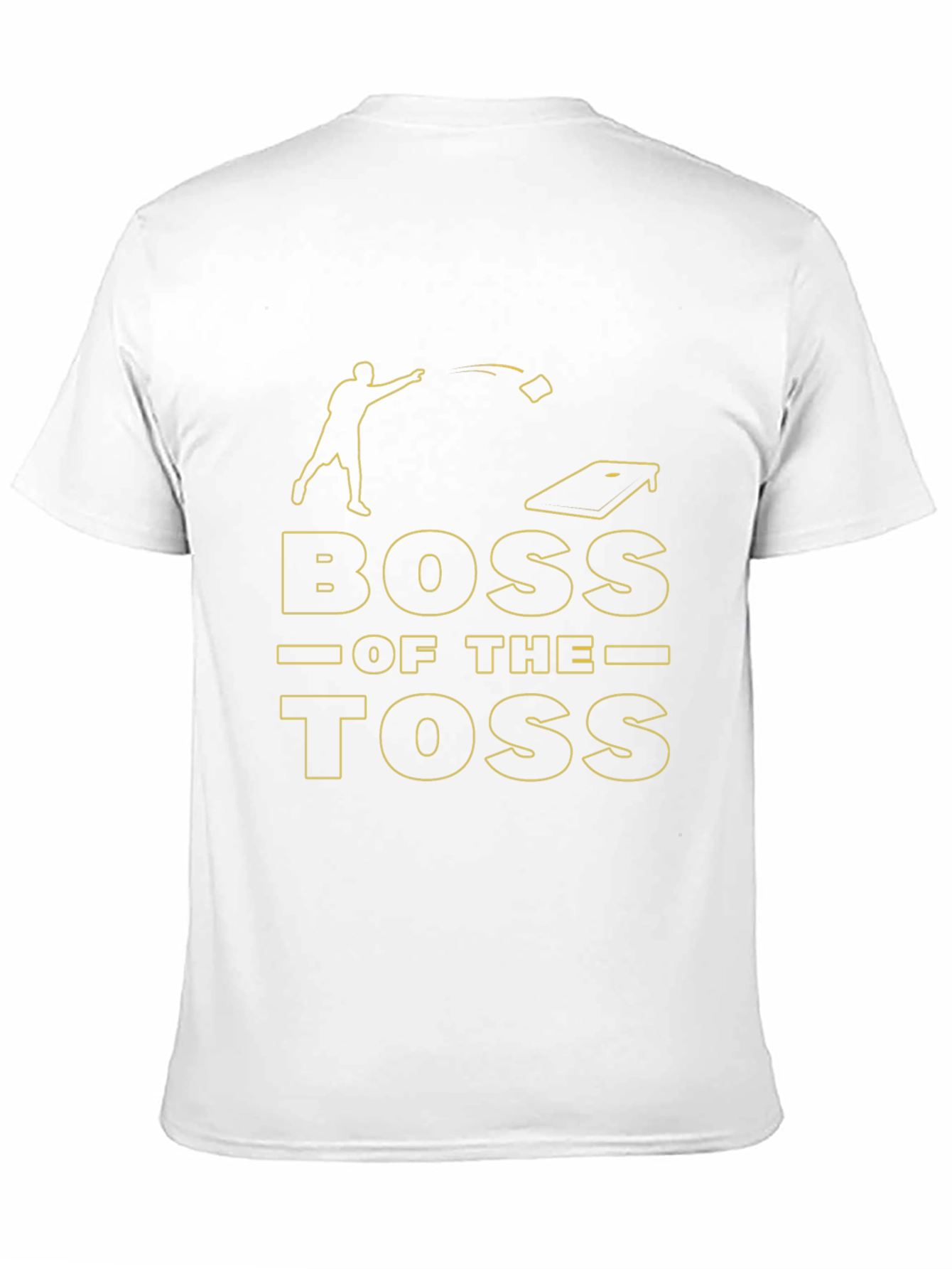 Black Boss of Toss Cornhole T-Shirt - Black view 11