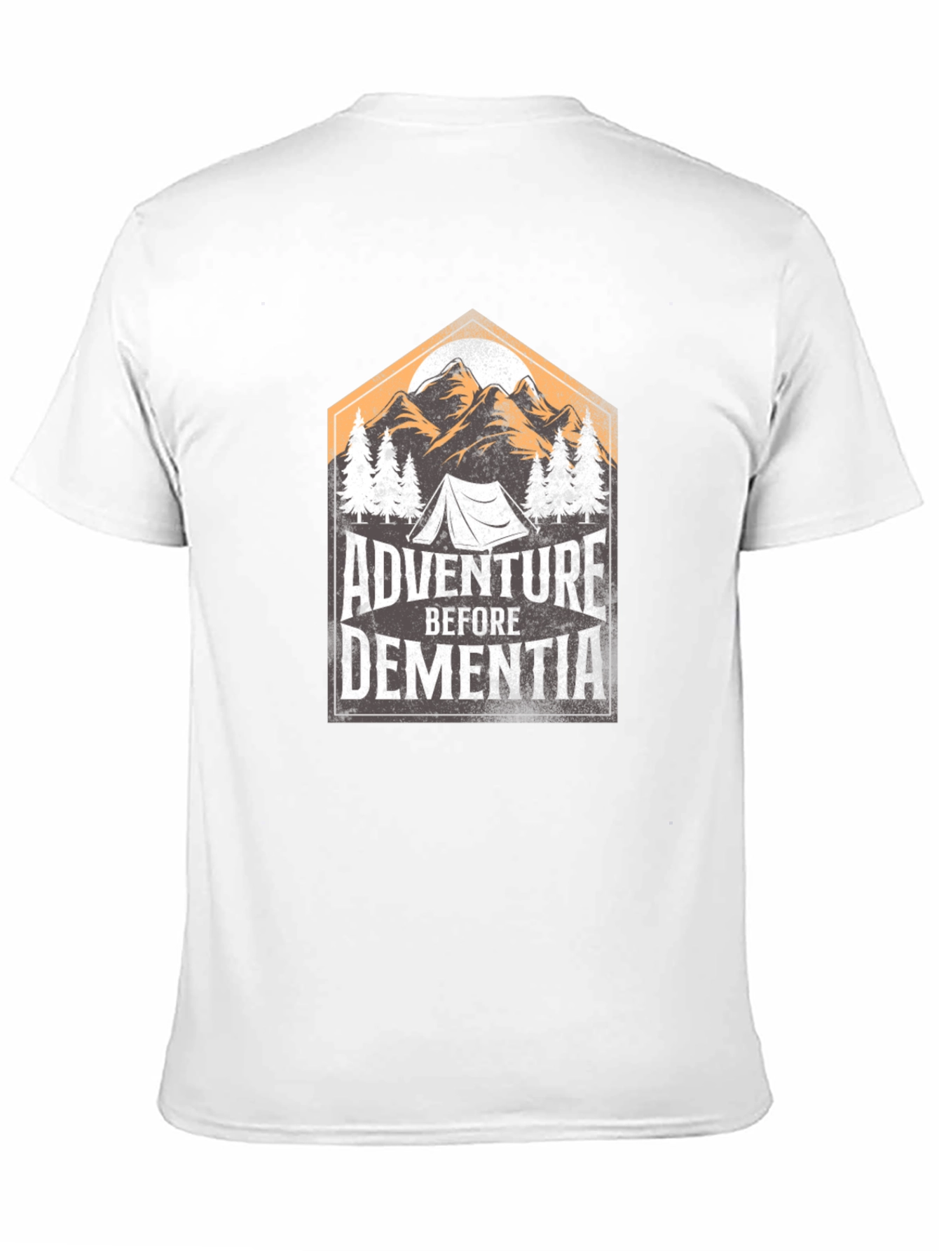 Black Adventure Before Dementia Graphic Tee view 11