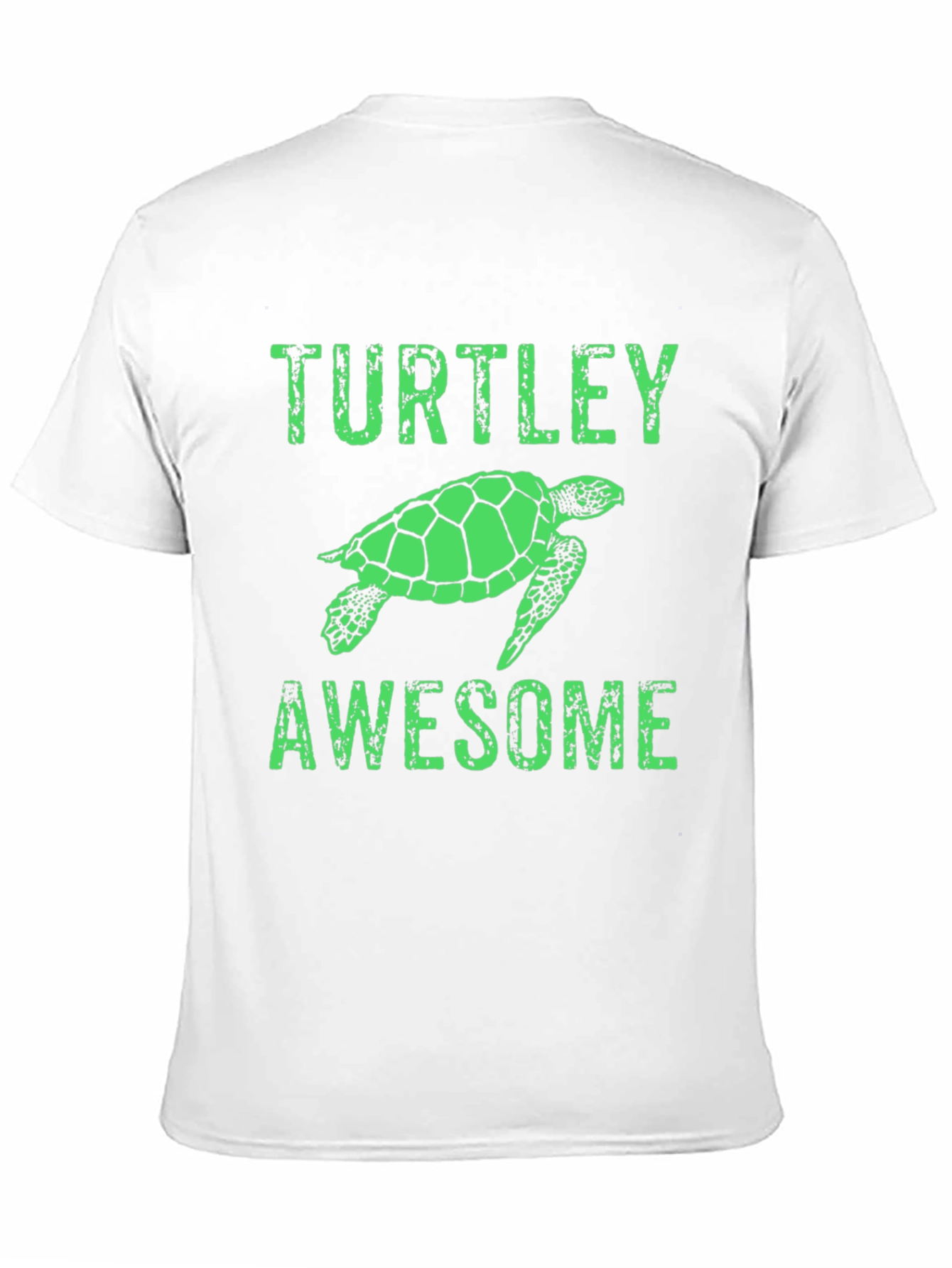 Black Turtley Awesome Graphic Tee - Black Cotton Blend view 11