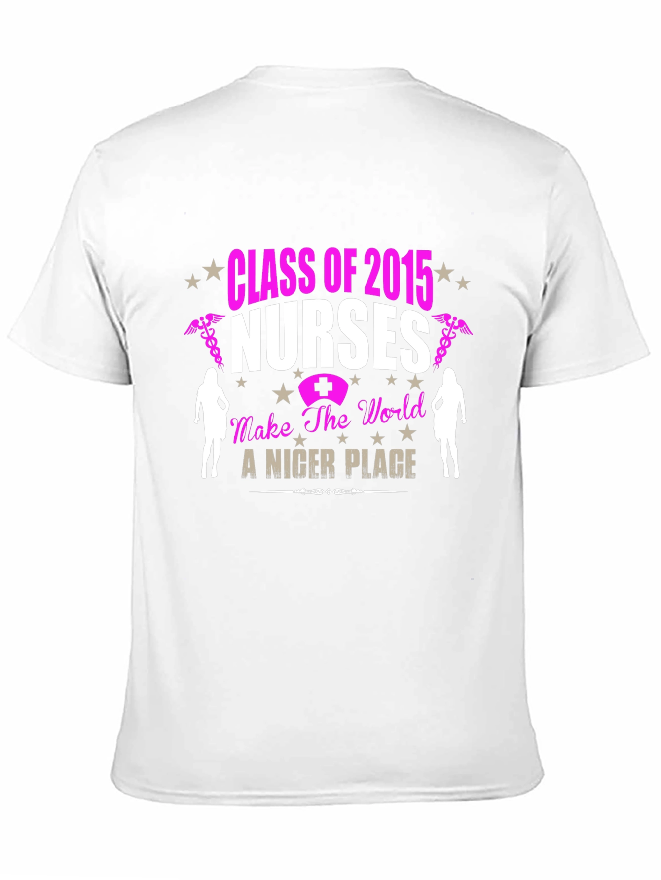 Black Class of 2015 Nurses T-Shirt view 11