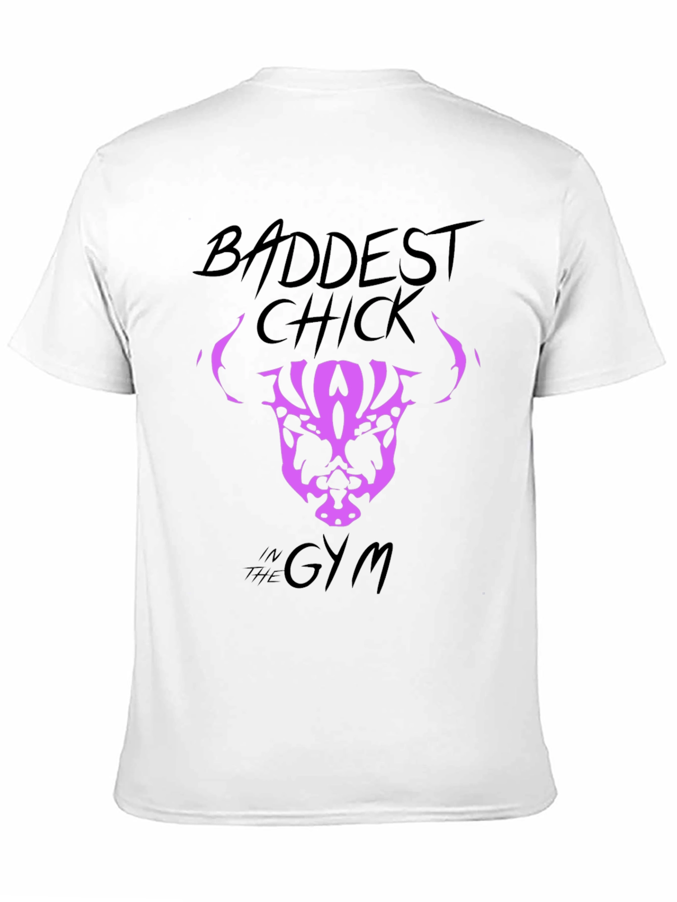 Baddest Chick in the Gym Graphic T-Shirt - 11