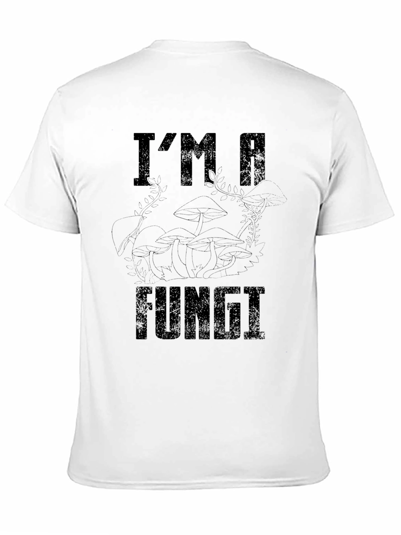 Black I'm A Fungi T-Shirt - Unique Mushroom Graphic Tee view 11
