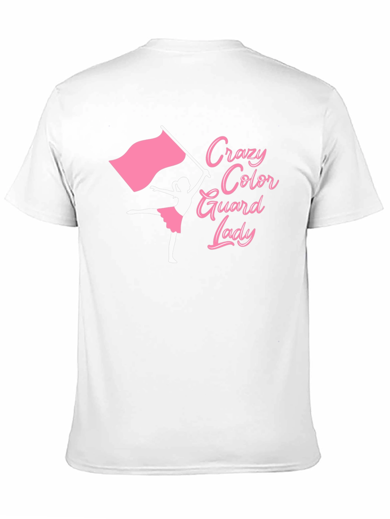 Black Crazy Color Guard Lady T-Shirt view 11