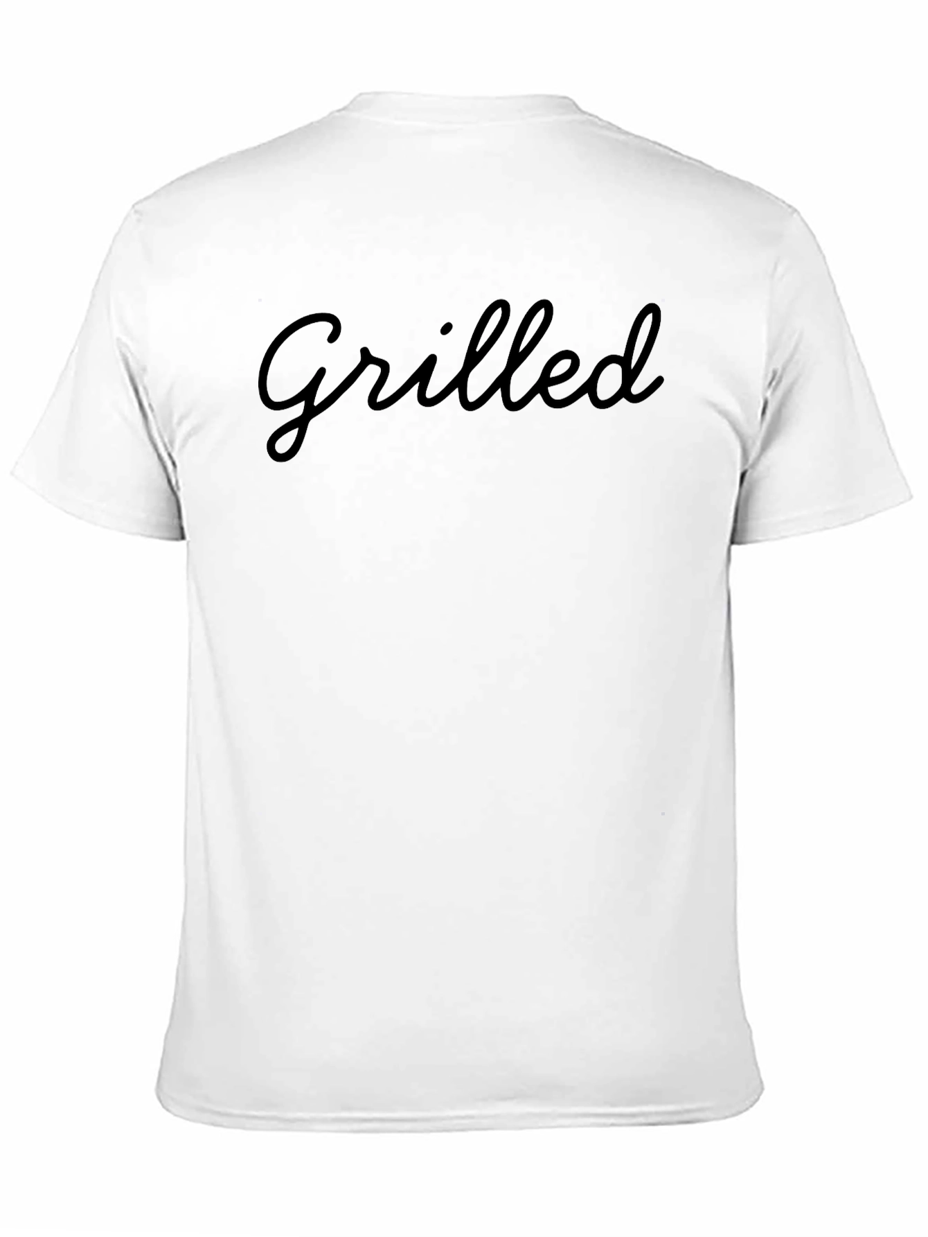 Black Grilled T-Shirt - Black Casual Tee view 11