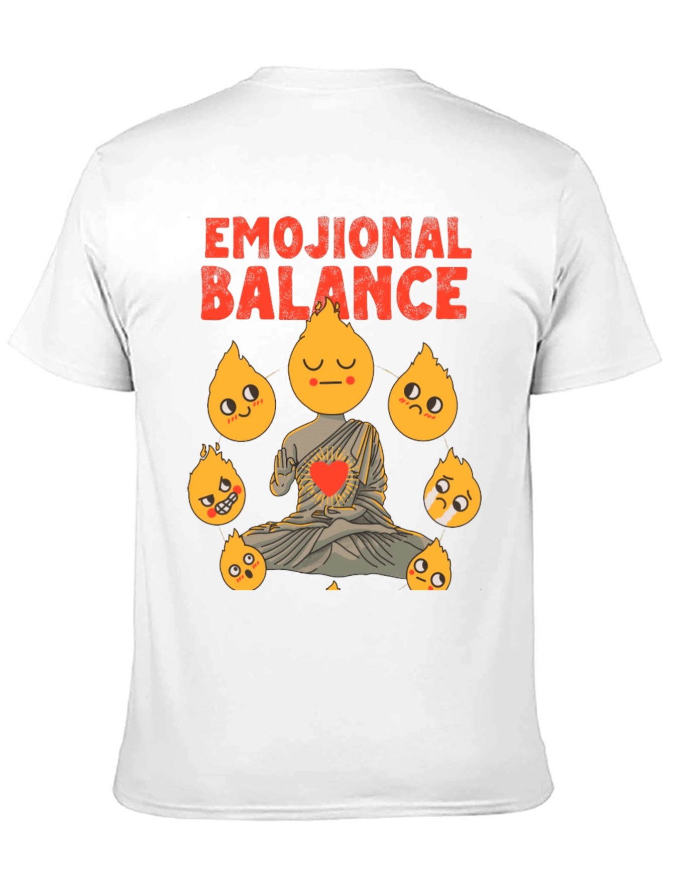 Black Emotional Balance Graphic Tee view 11