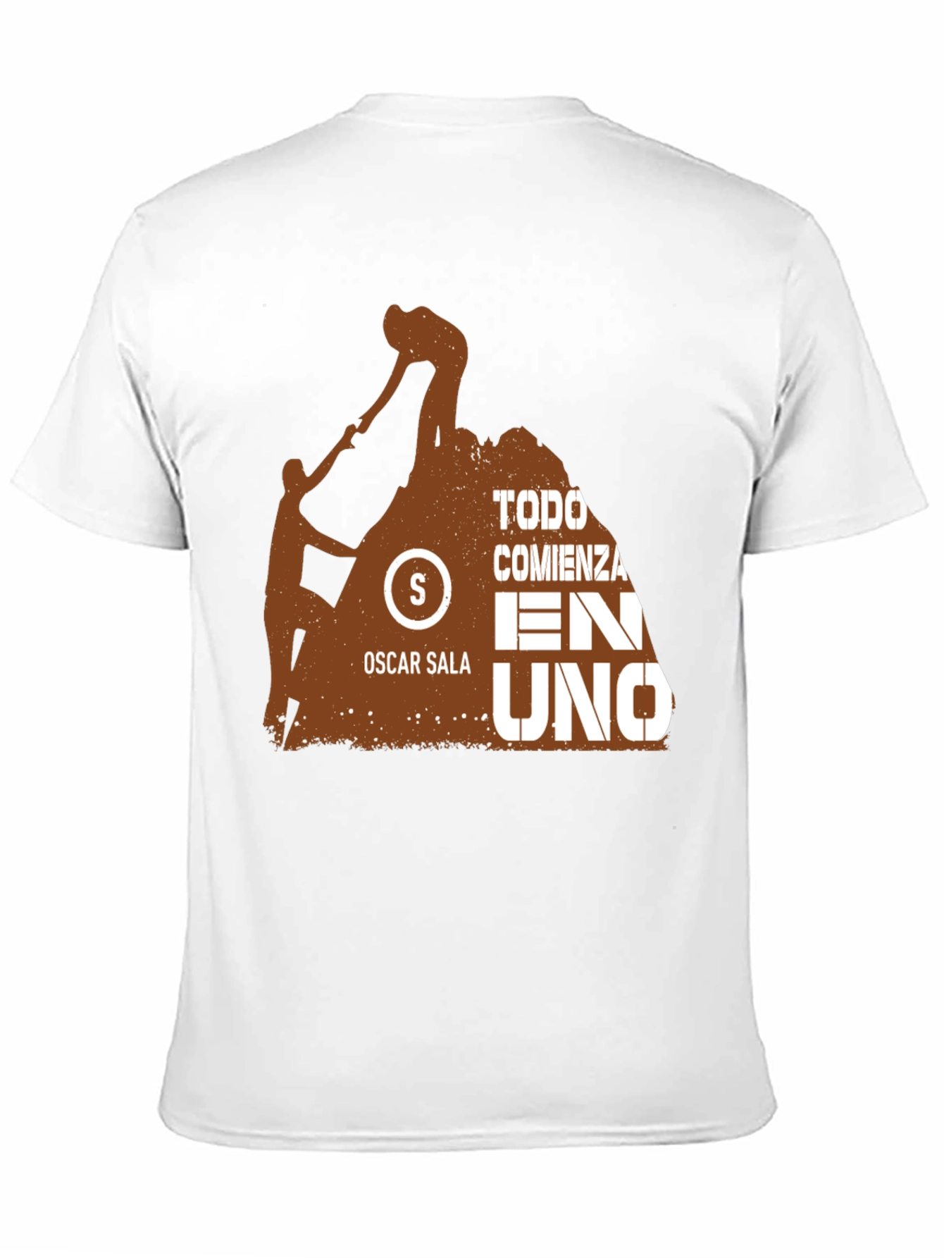 Black Motivation Black T-Shirt - Oscar Sala Design view 11